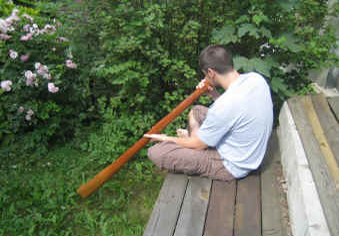 Ivann with digeridoo